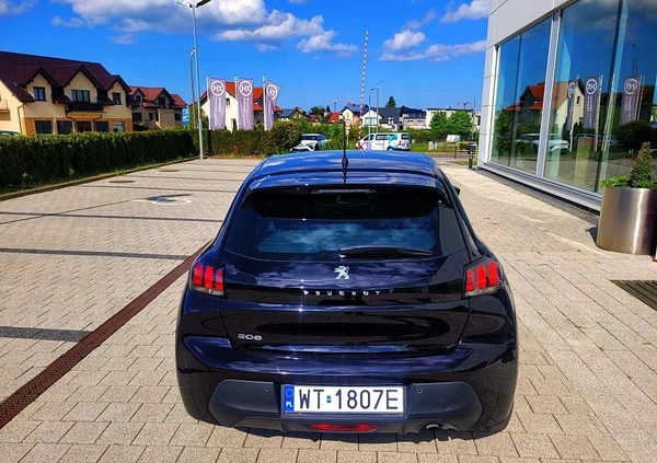 Peugeot 208 cena 59900 przebieg: 17234, rok produkcji 2021 z Knyszyn małe 352